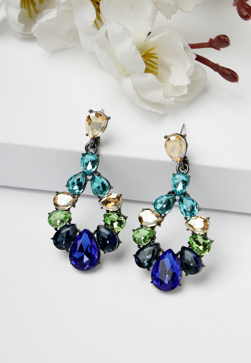 Mysterious Crystal Dangle Earrings