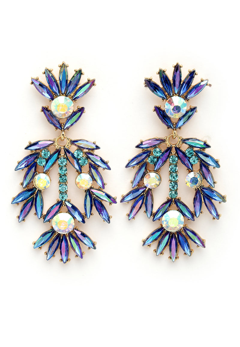 Earrings Plume Floral Fancy