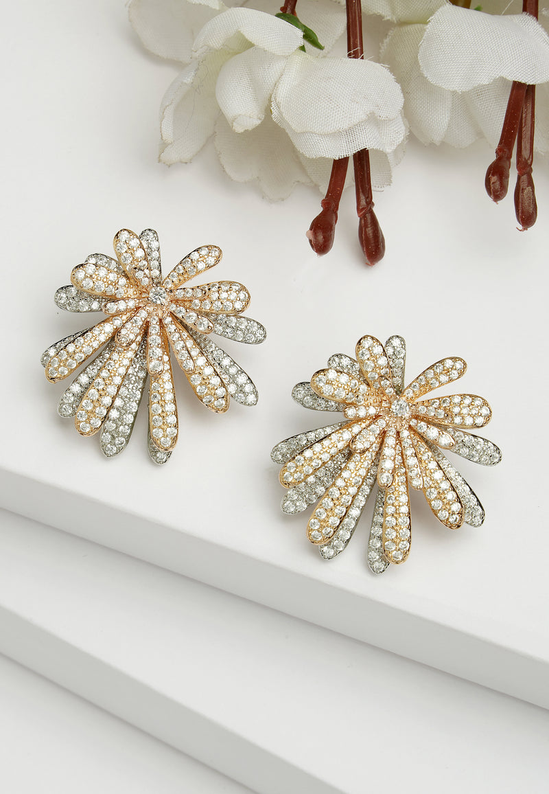 Daisy Zirconia Studs