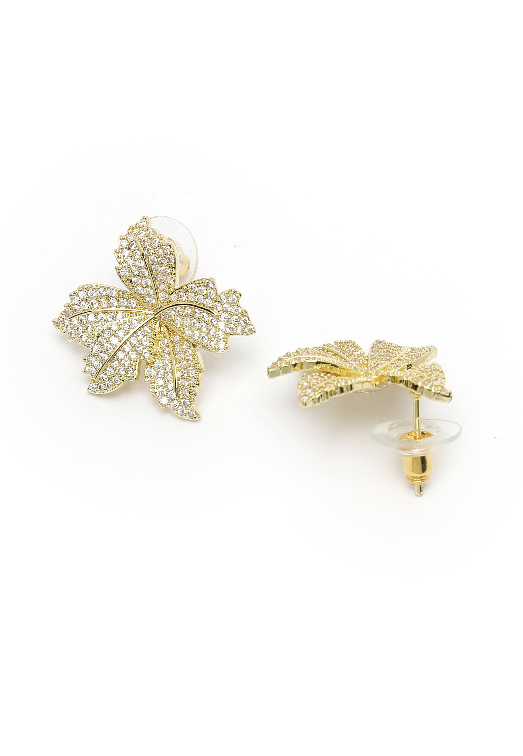 Palm Leaves Studs