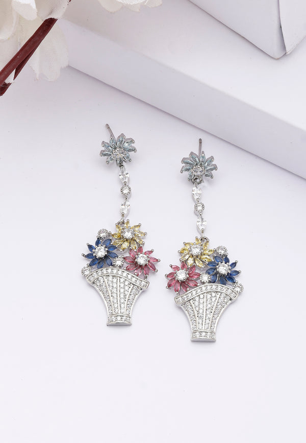 Diva Schattige Boeket Dangle Oorbellen