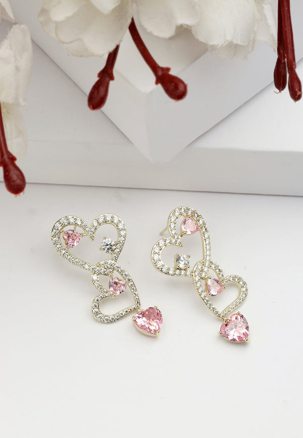 Diva Herz Tropfen Ohrringe
