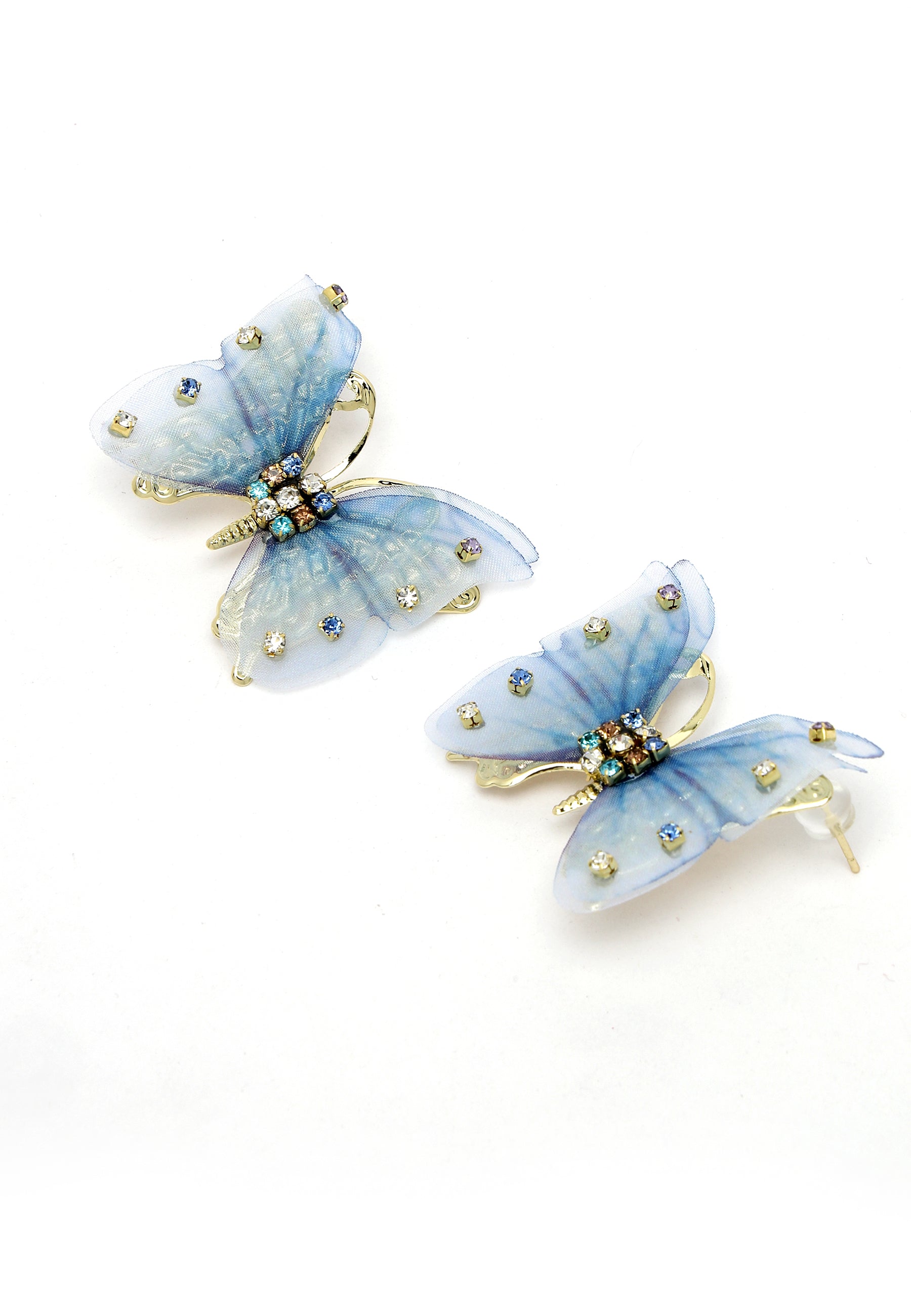 Blå sommerfugl ørestikker