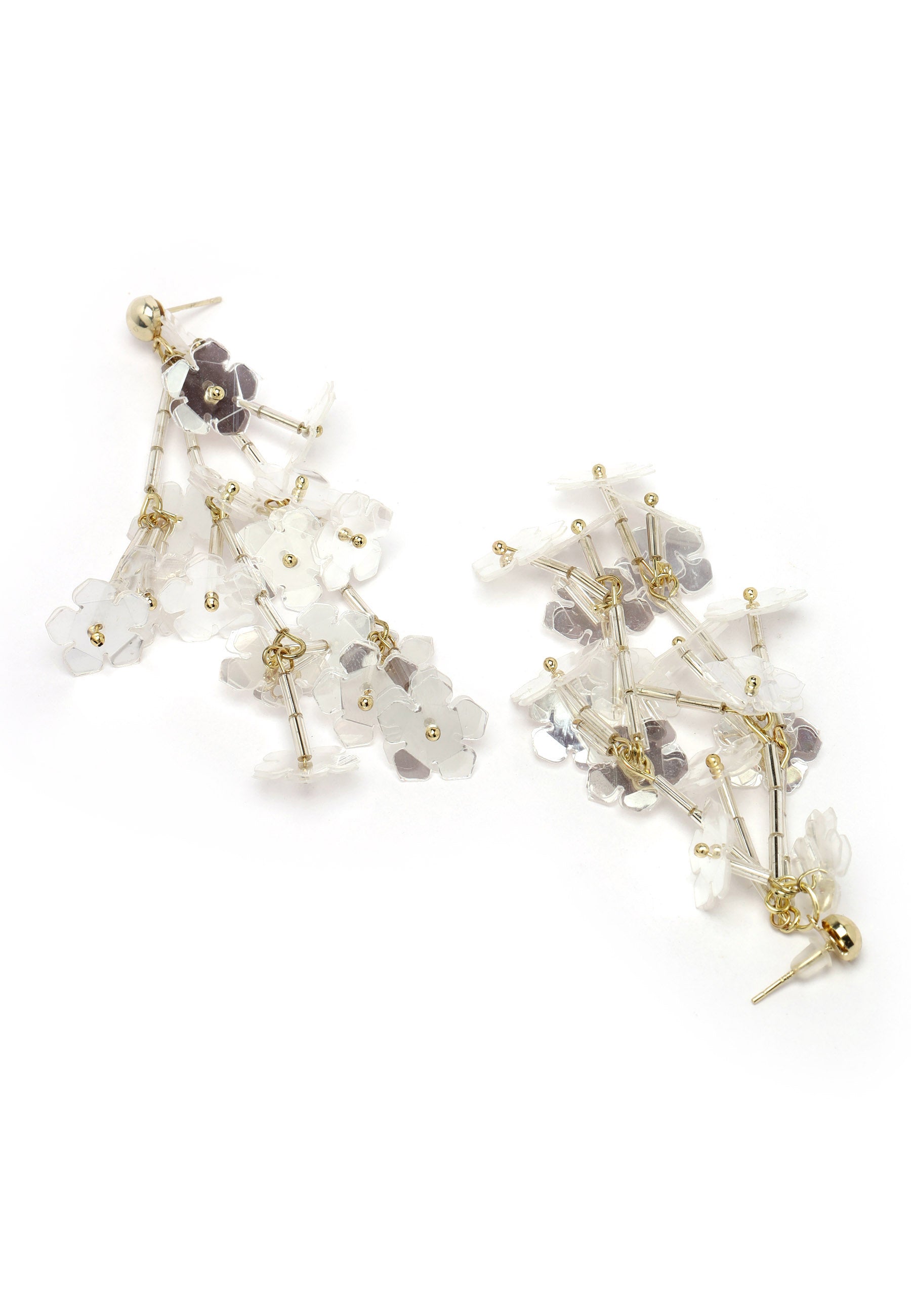 Avant-Garde Paris Flowering Chandelier Earrings