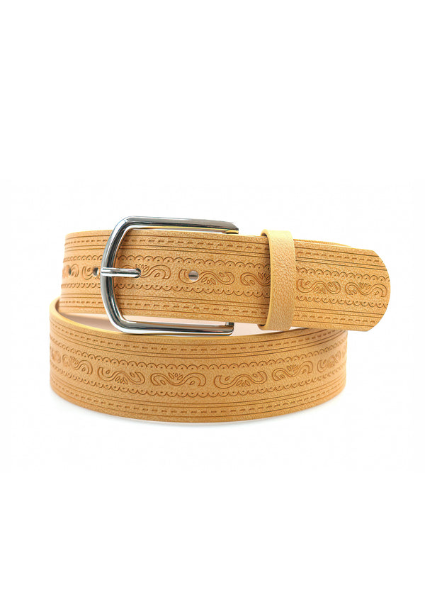 Ceinture Classique Designer Jaune