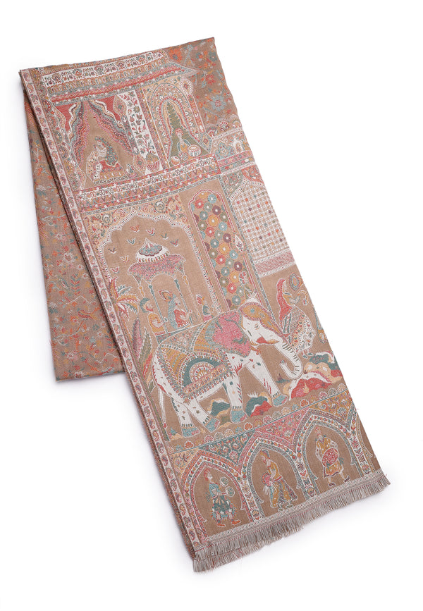 Écharpe Jamawar Kashmiri