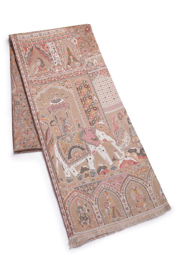 Écharpe Jamawar Kashmiri