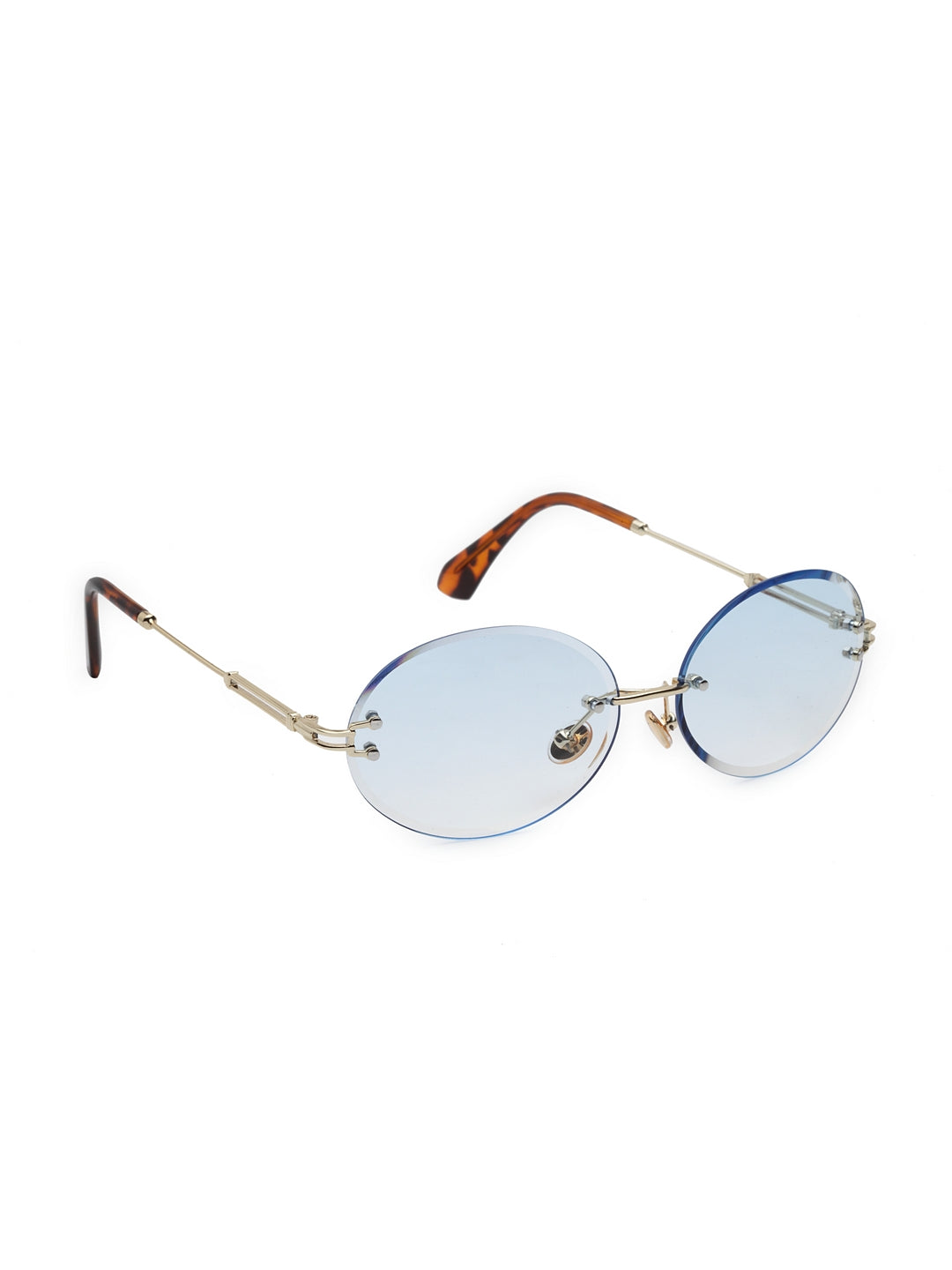 Avant-Garde Paris Rimless Eyeglasses Round Ocean Sunglasses for Women