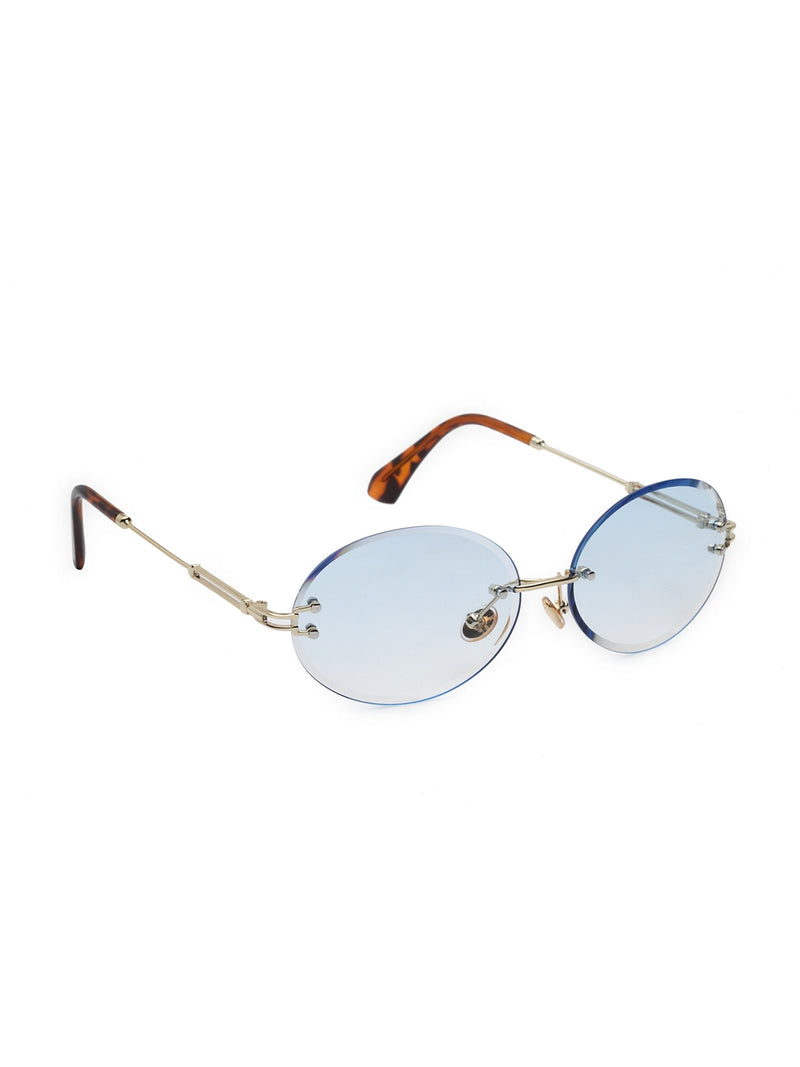 Avantgarde Paris Randlose Brille Runde Ozean-Sonnenbrille für Damen