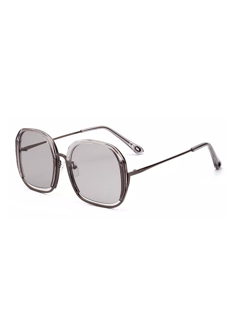 Trendige Sonnenbrille in quadratischer Form