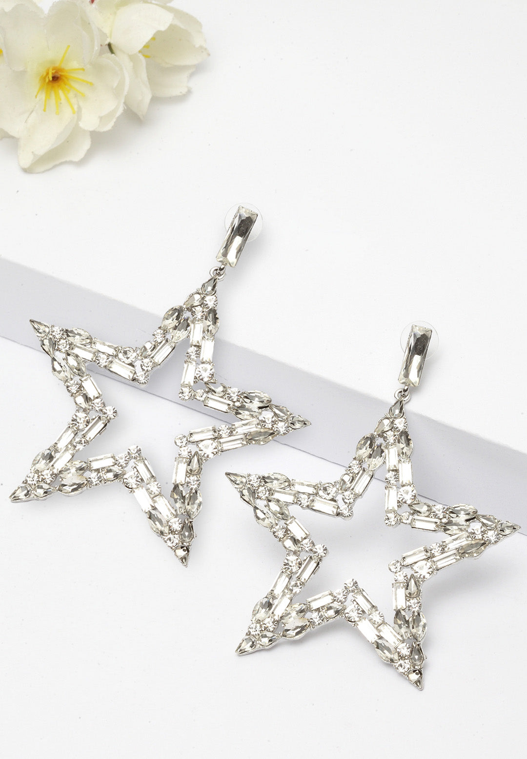 Bling Crystal Star Earrings