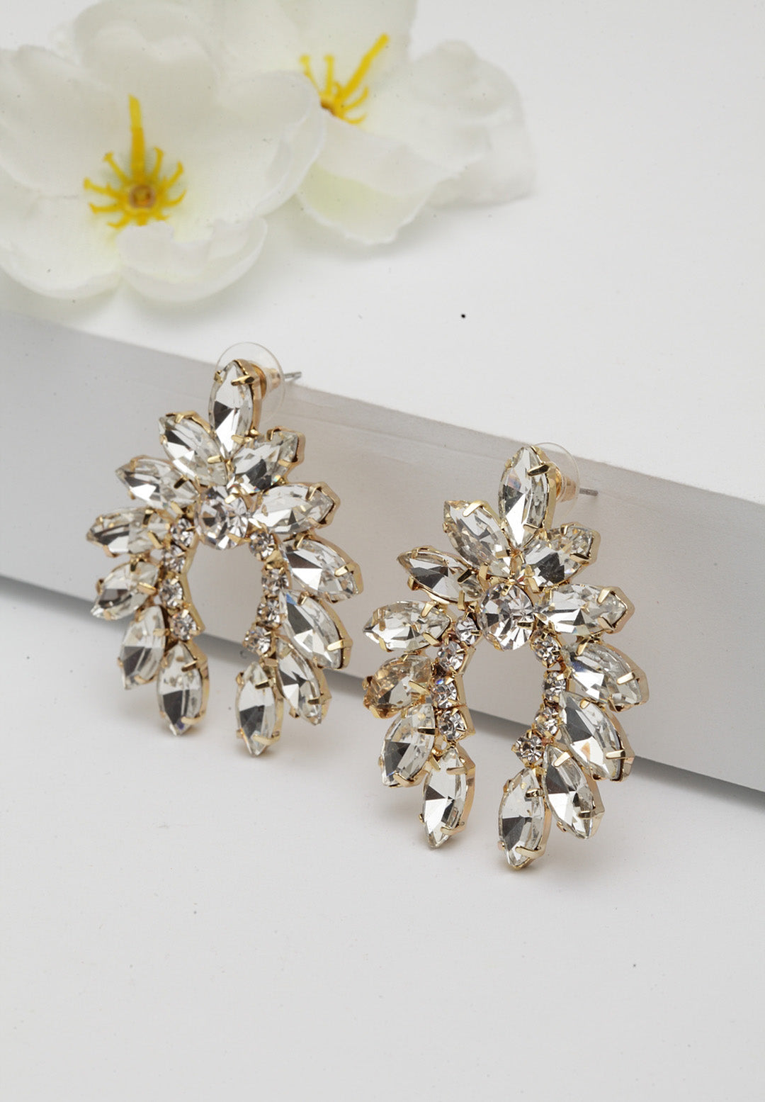 Avant-Garde Paris Plush Crystal Earrings