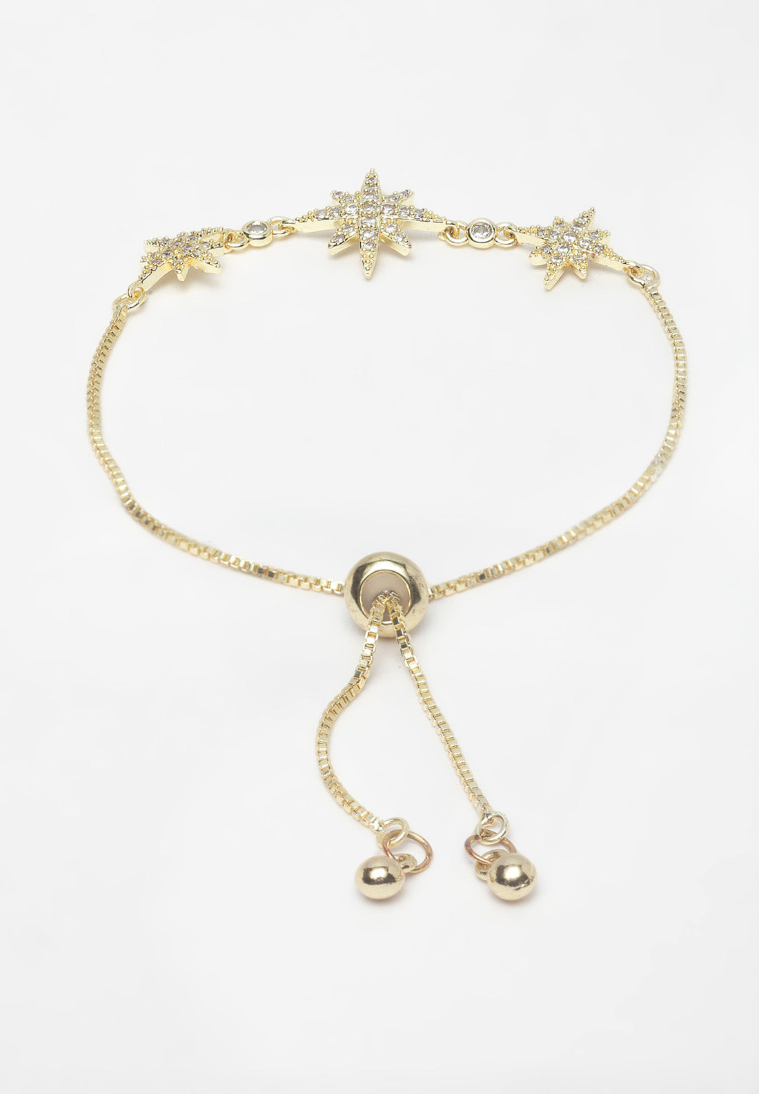 Gold Star Crystal Bracelet