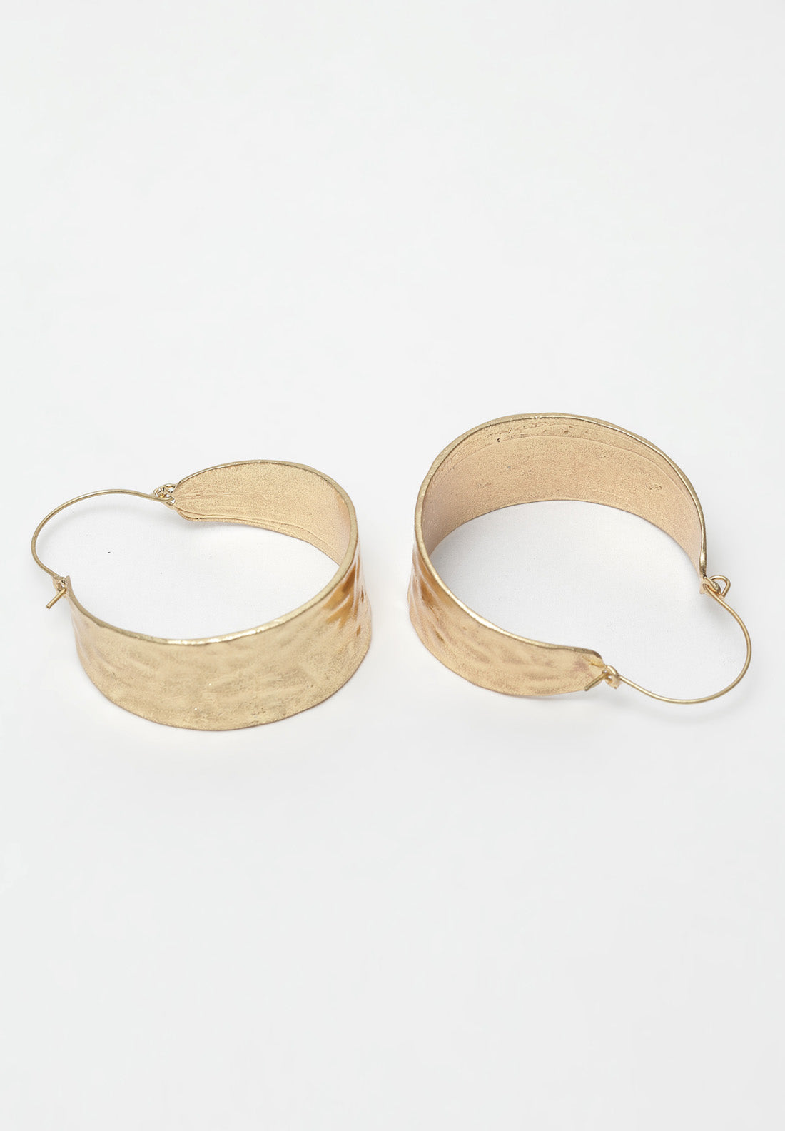 Avant-Garde Paris Gold Plated Hoop Earrings