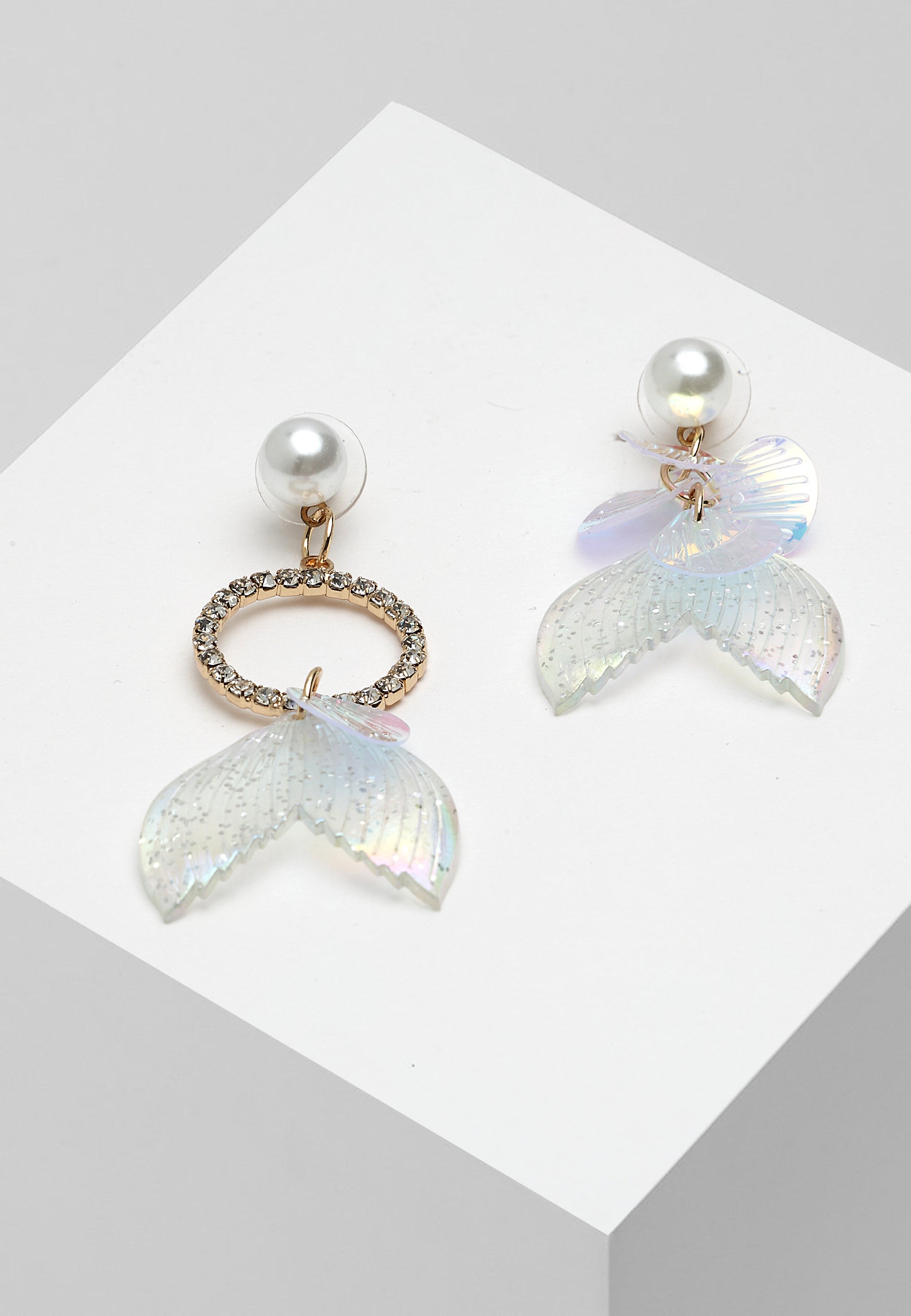 Avant-Garde Paris Asymmetric Aurora Wings Earrings