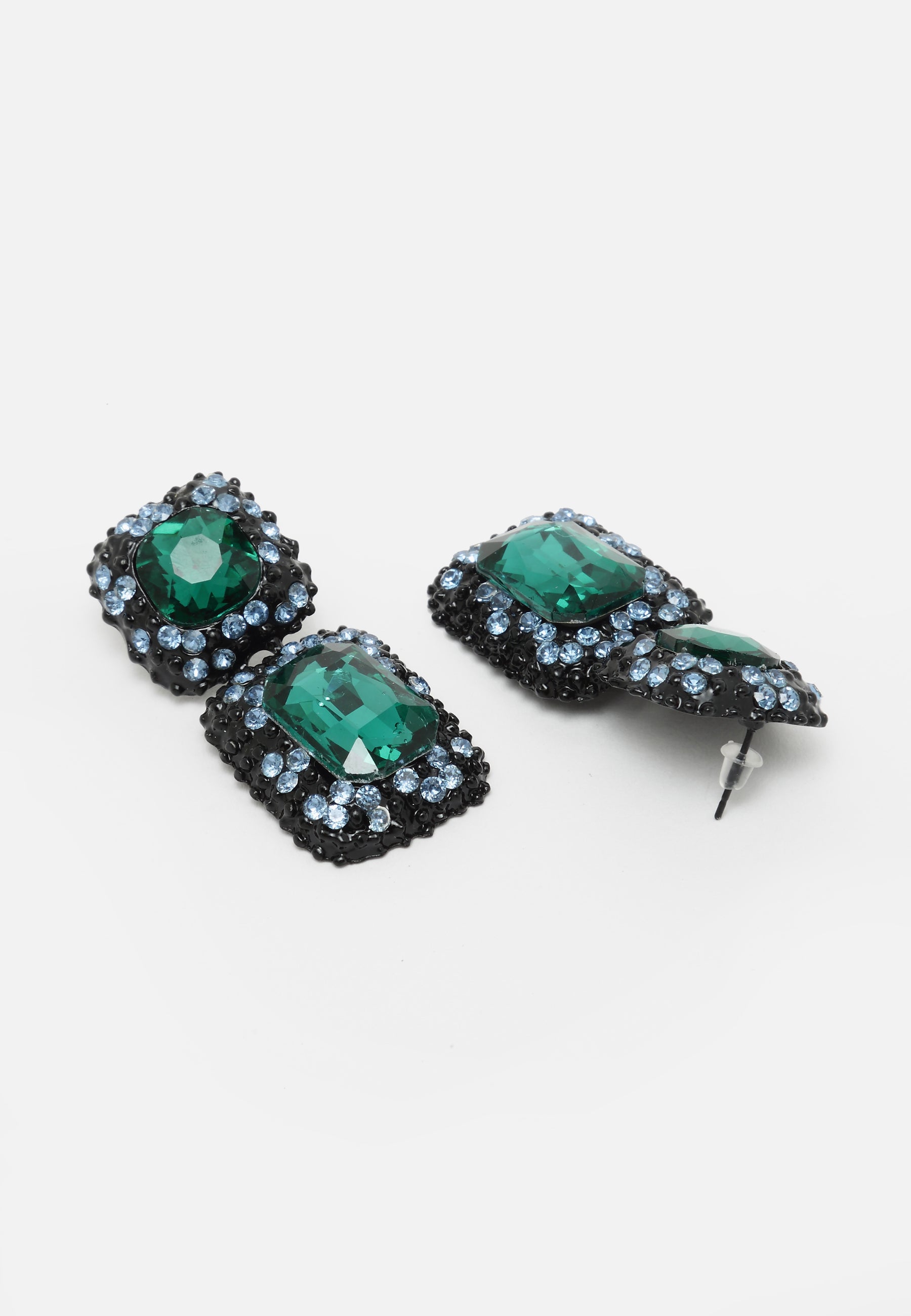 Avant-Garde Paris Luxury Crystals Drop Earrings