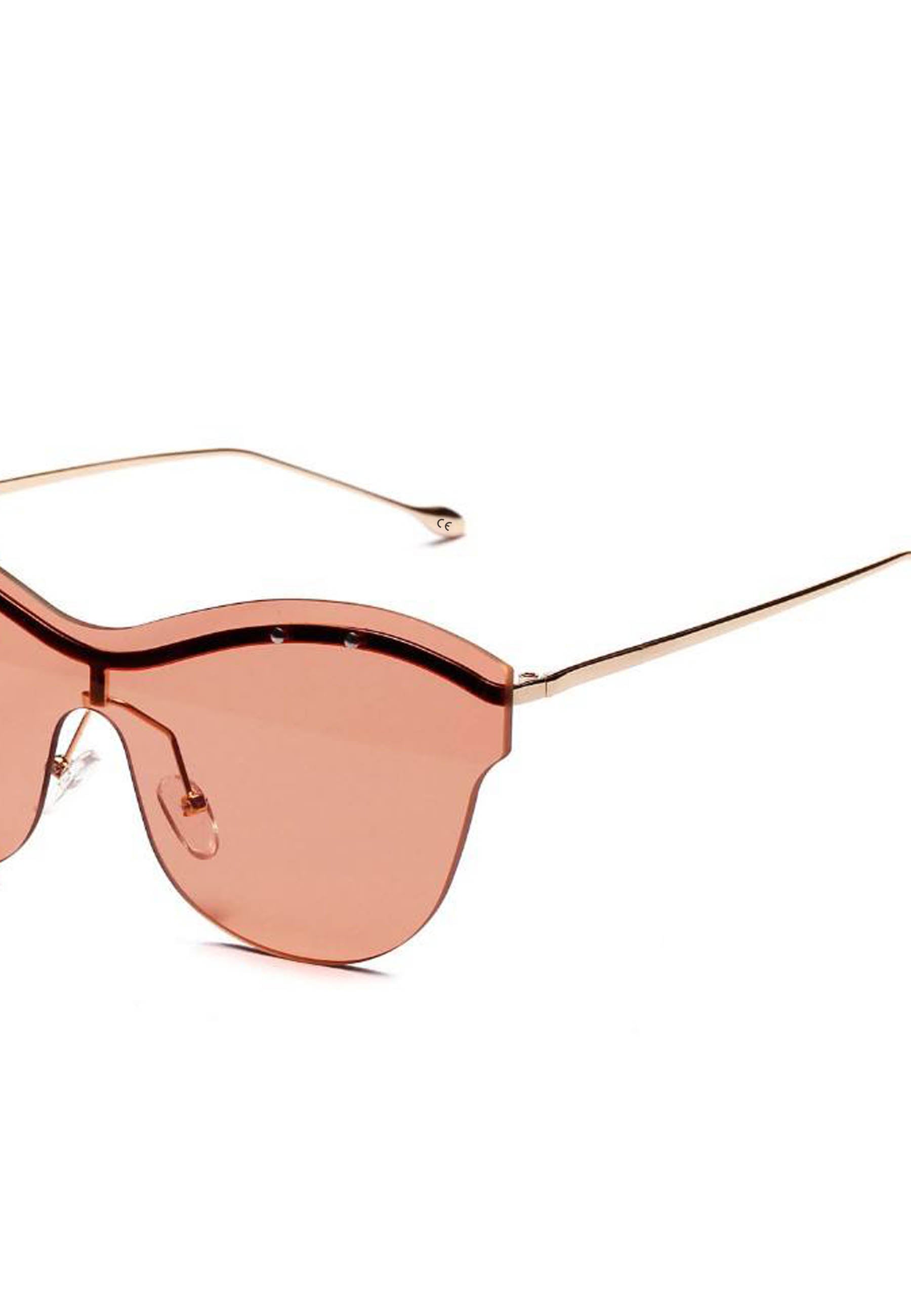 Avant-Garde Paris Butterfly Shape Rimless Sunglasses