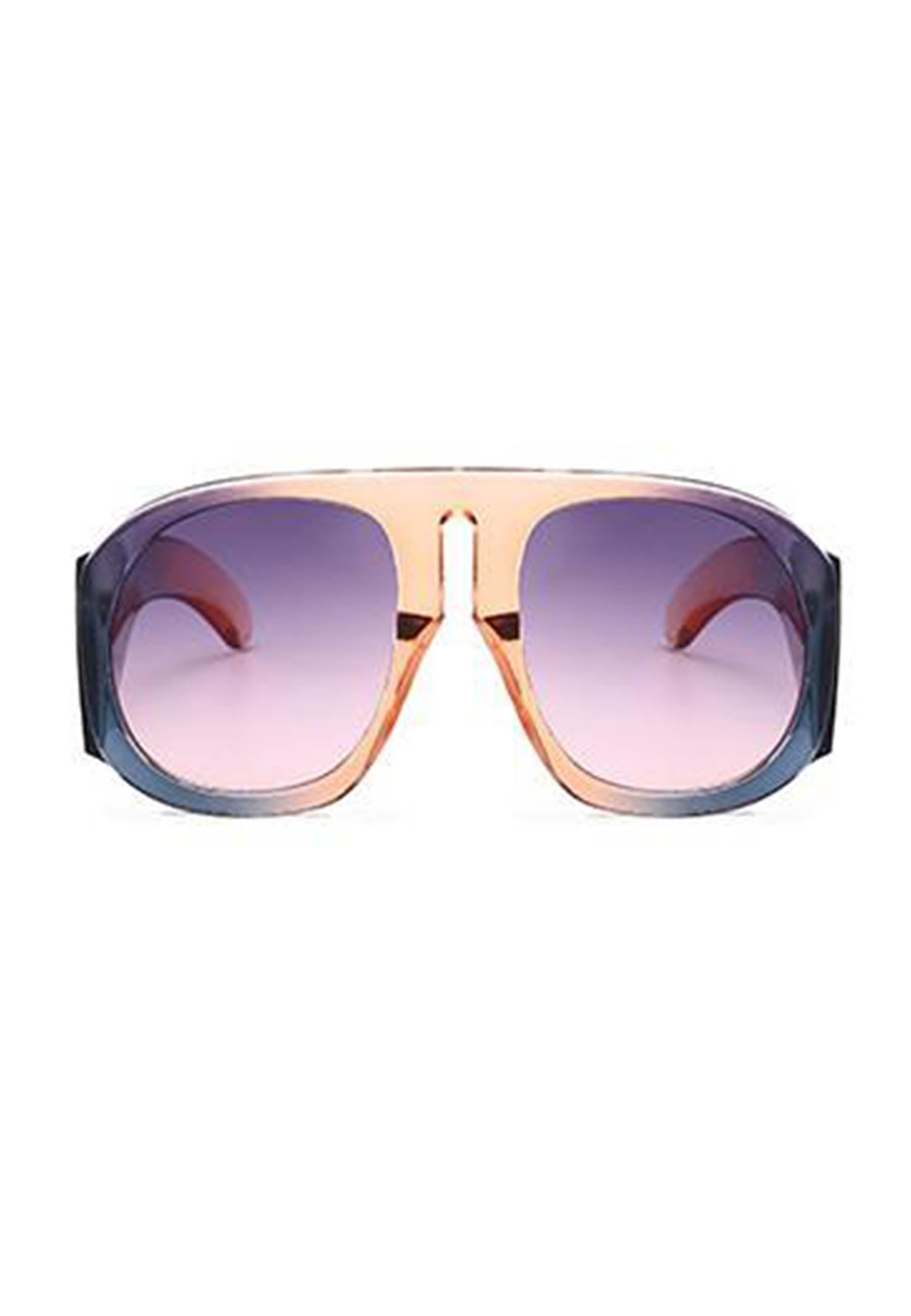 Avant-Garde Paris Round Retro Oversized Sunglasses