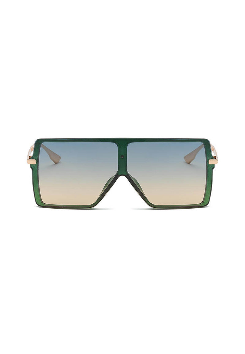 Avant-Garde Paris Square Shape Oversized Sunglasses