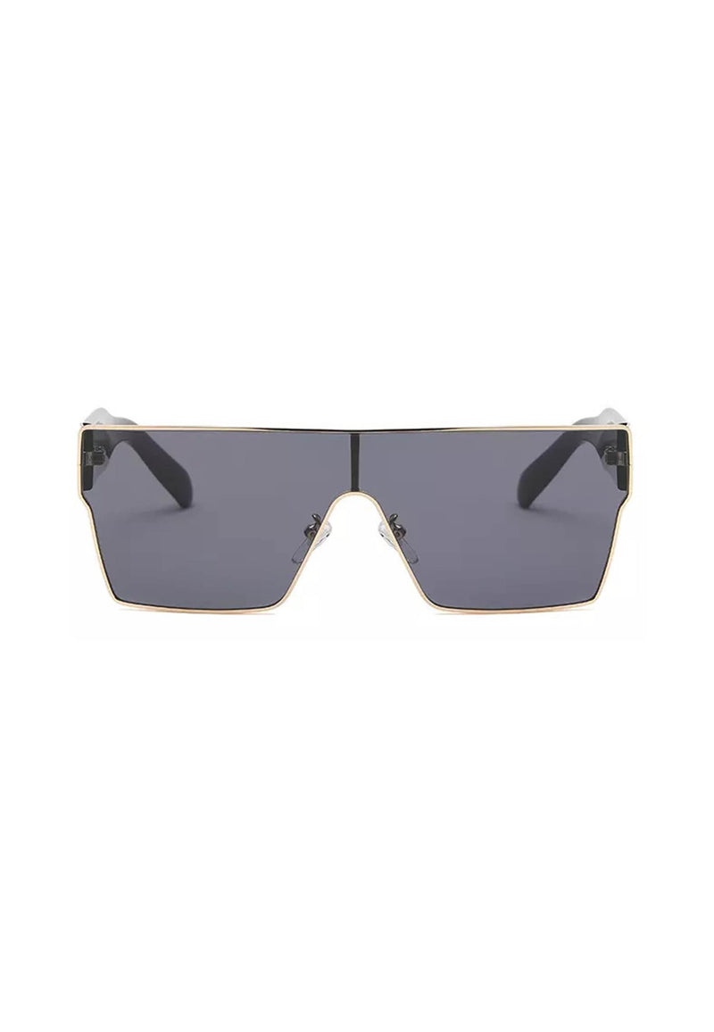 Avantgardistische Pariser Sonnenbrille in quadratischer Form