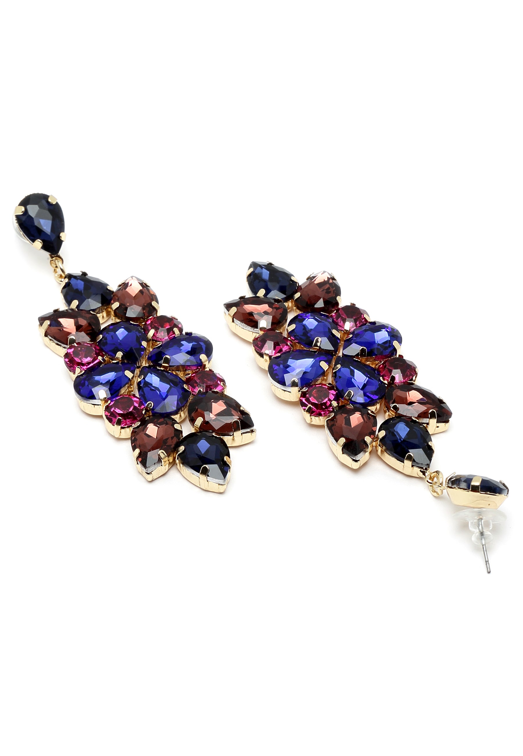 Avant-Garde Paris Luxury Crystals Drop Earrings