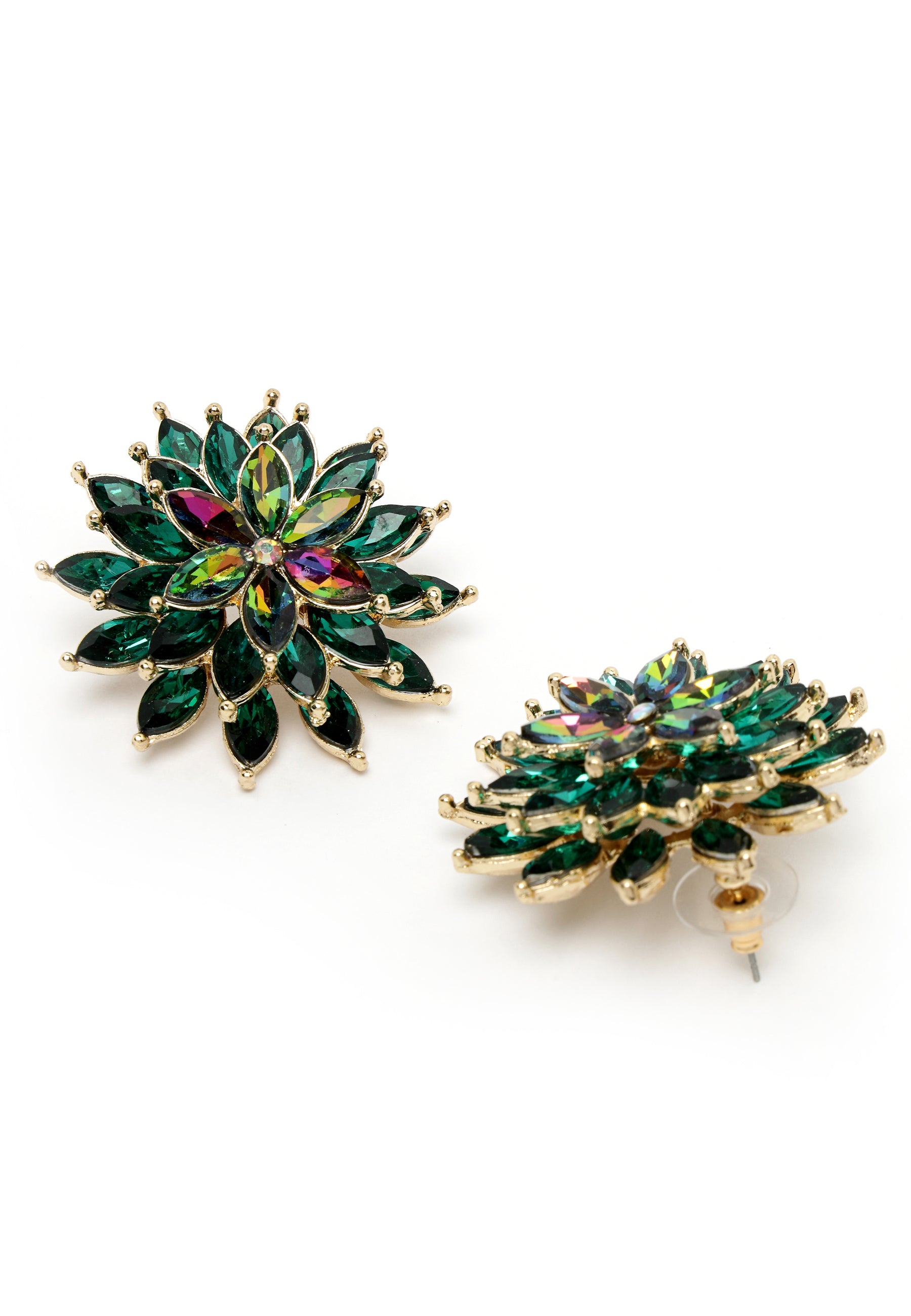 Avant-Garde Paris Floral Earrings