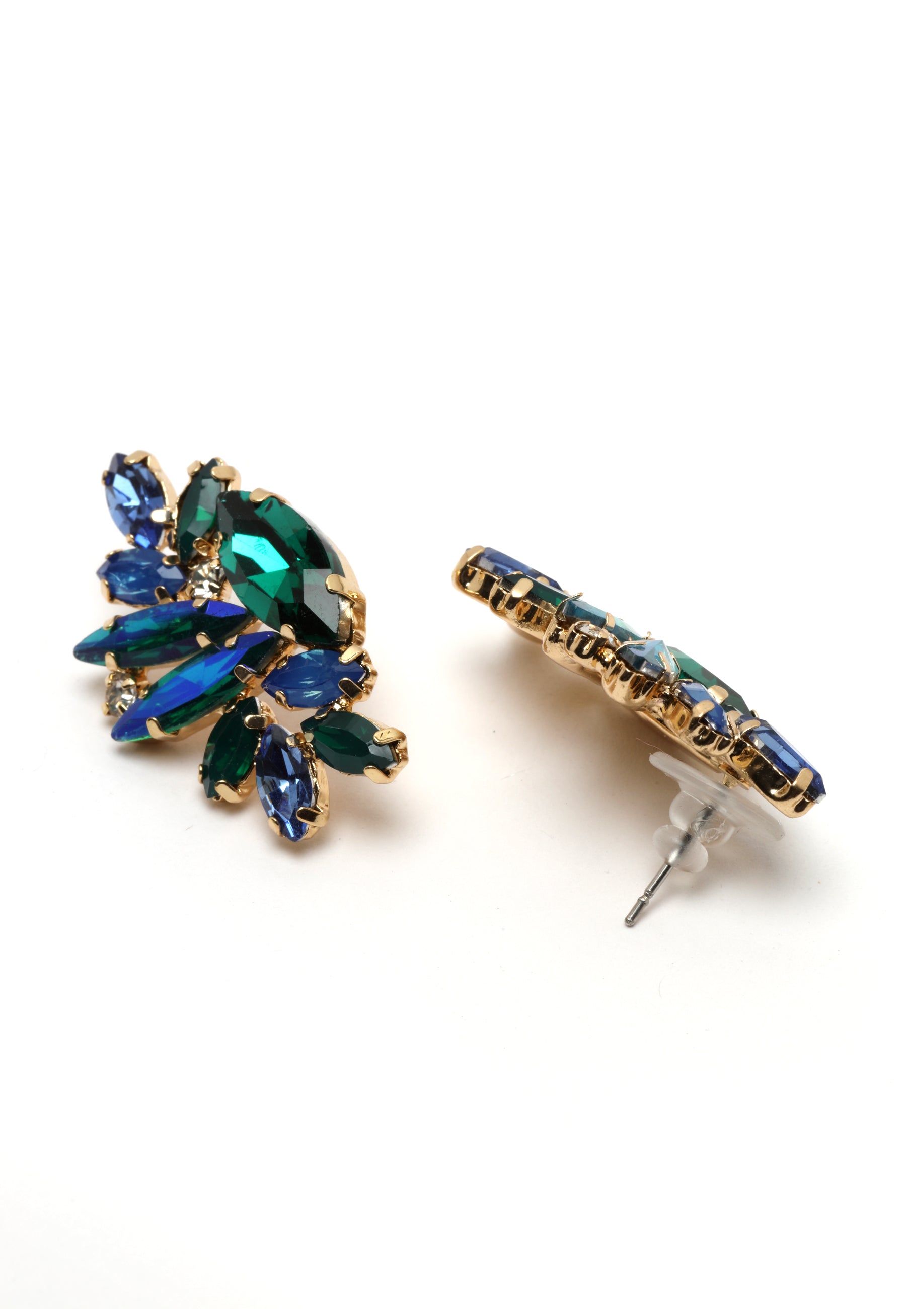 Avant-Garde Paris Crystals Studded Earrings