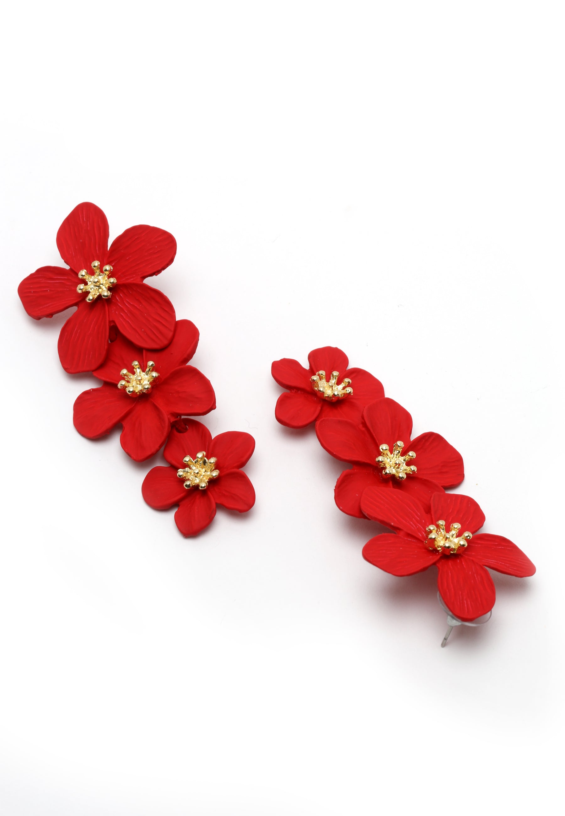 Avant-Garde Paris Floral Earrings