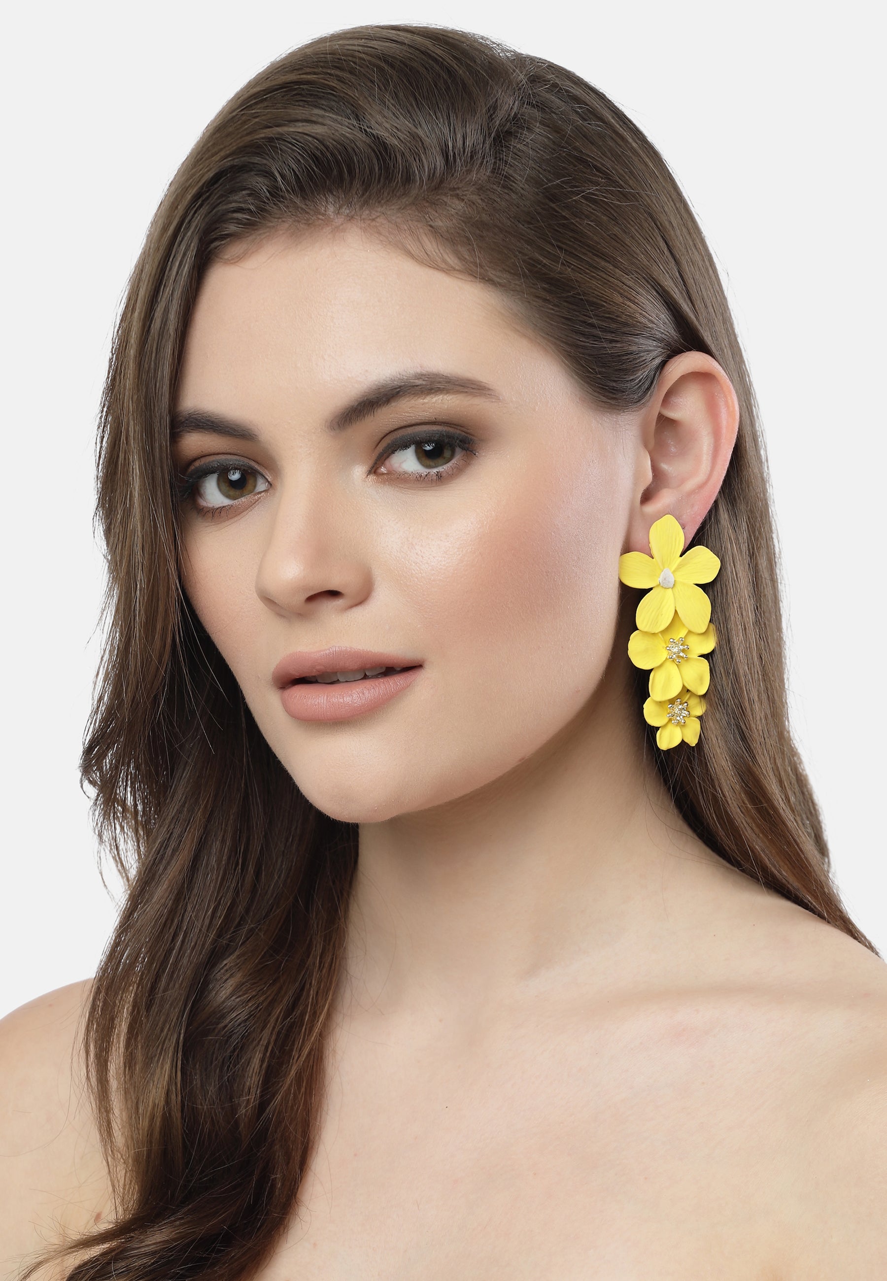 Floral drop Earrings