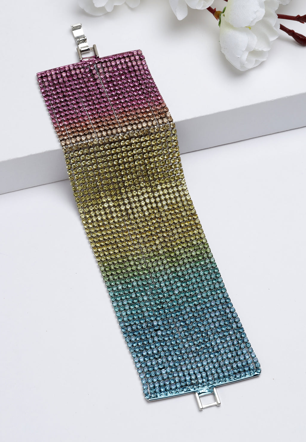 Luksus multi-farvet Diva armbånd