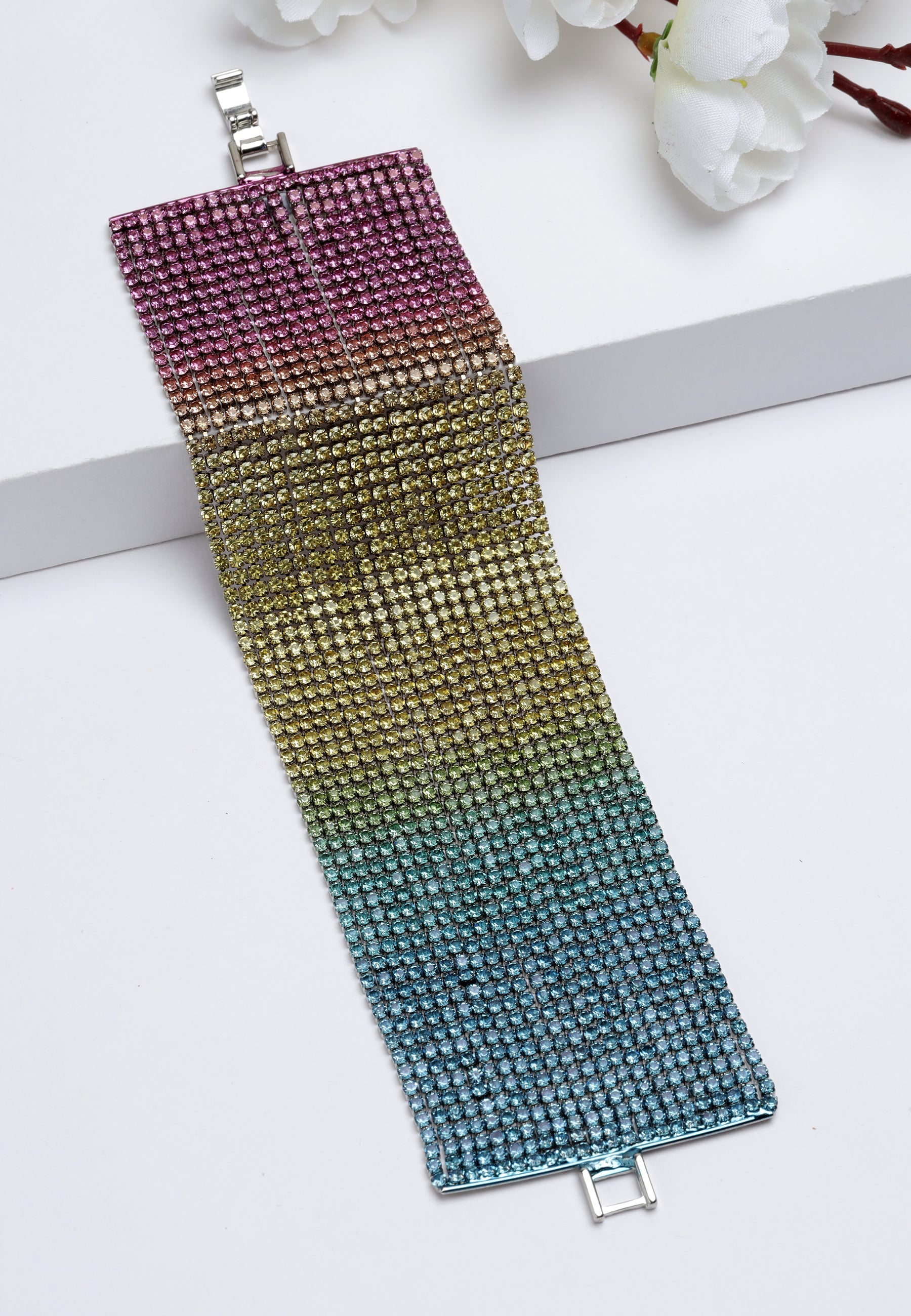 Bracelet Diva multicolore de luxe