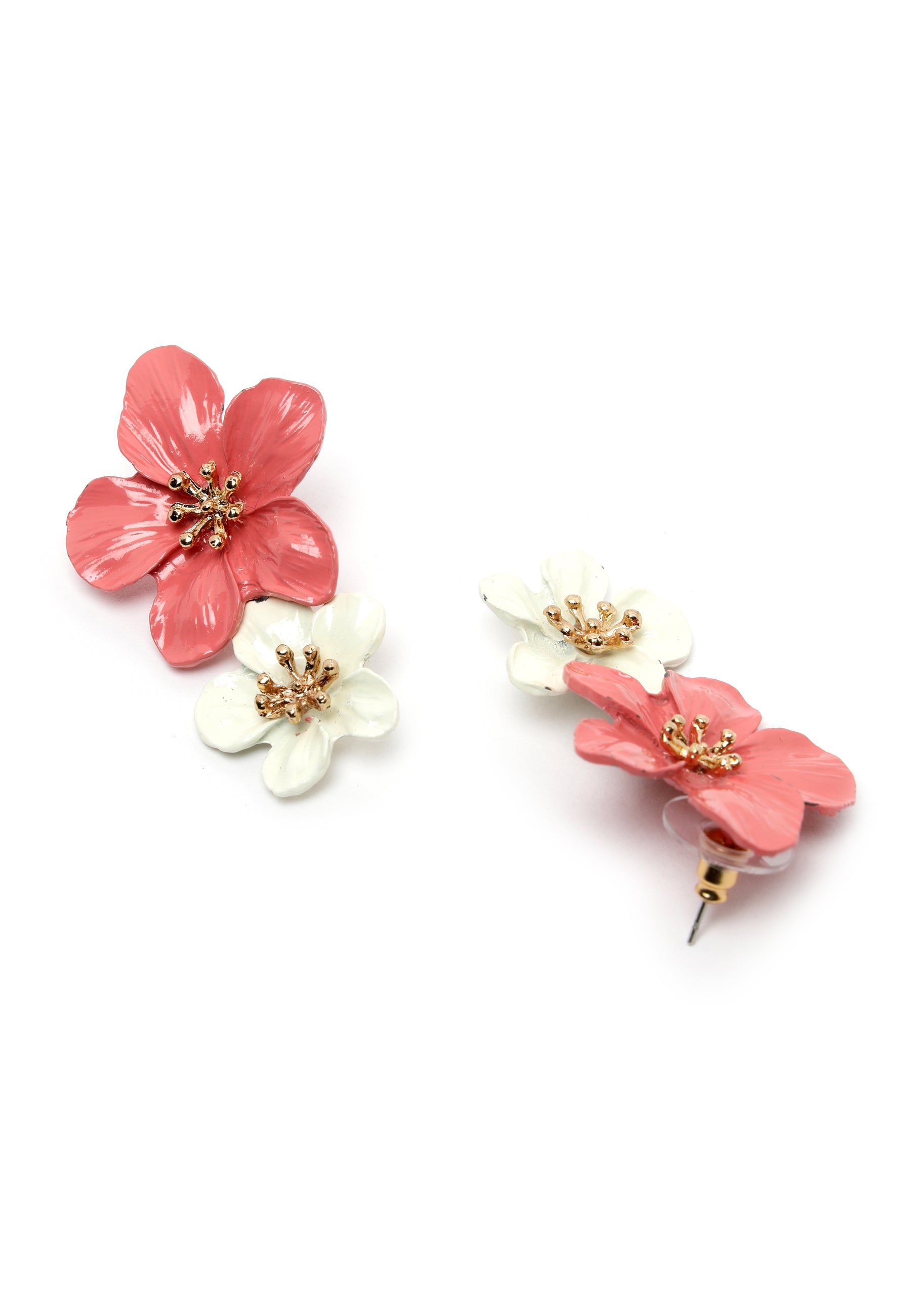 Avant-Garde Paris Floral Drop Earrings