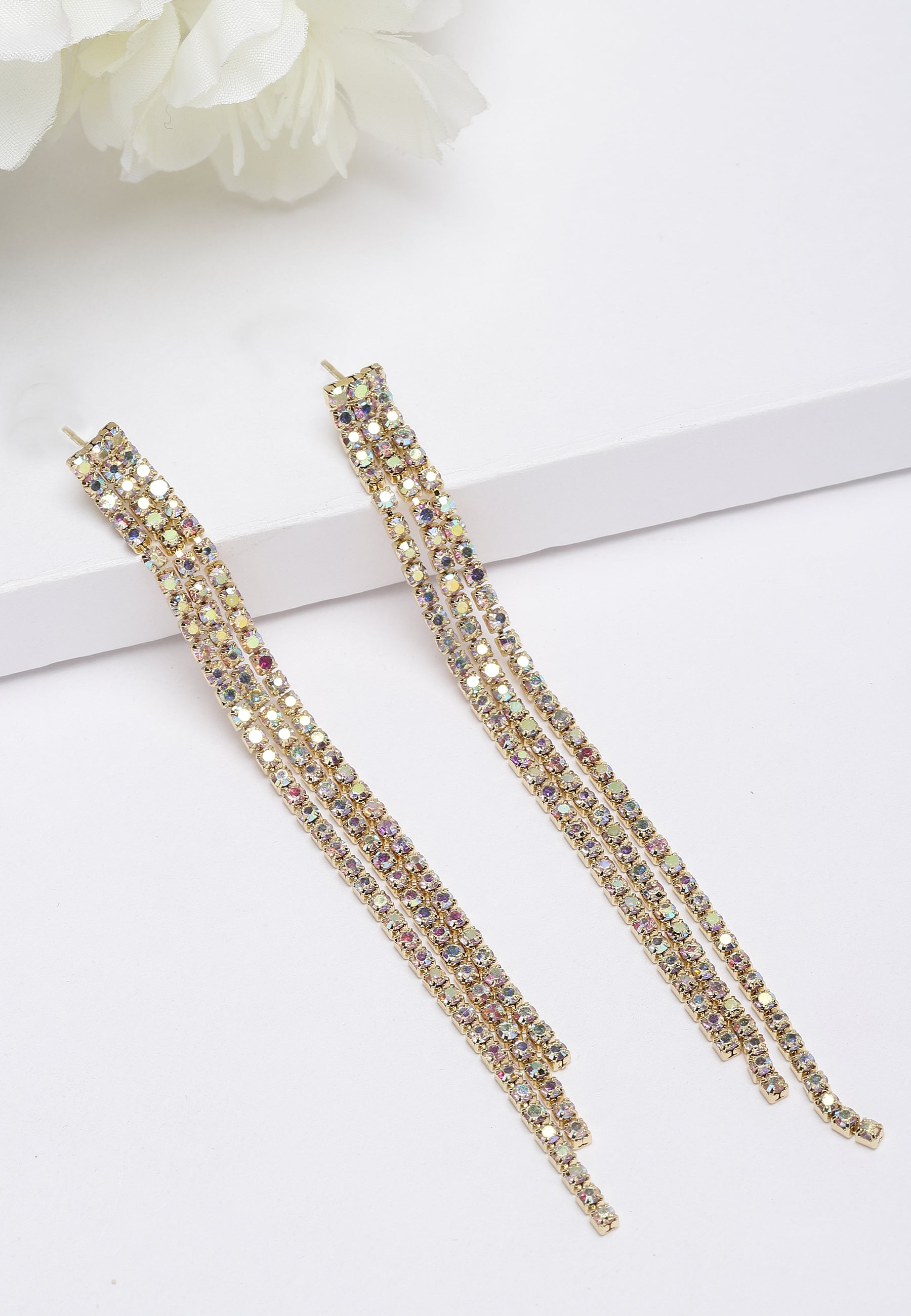 Avant-Garde Paris Chandelier Crystal Earrings