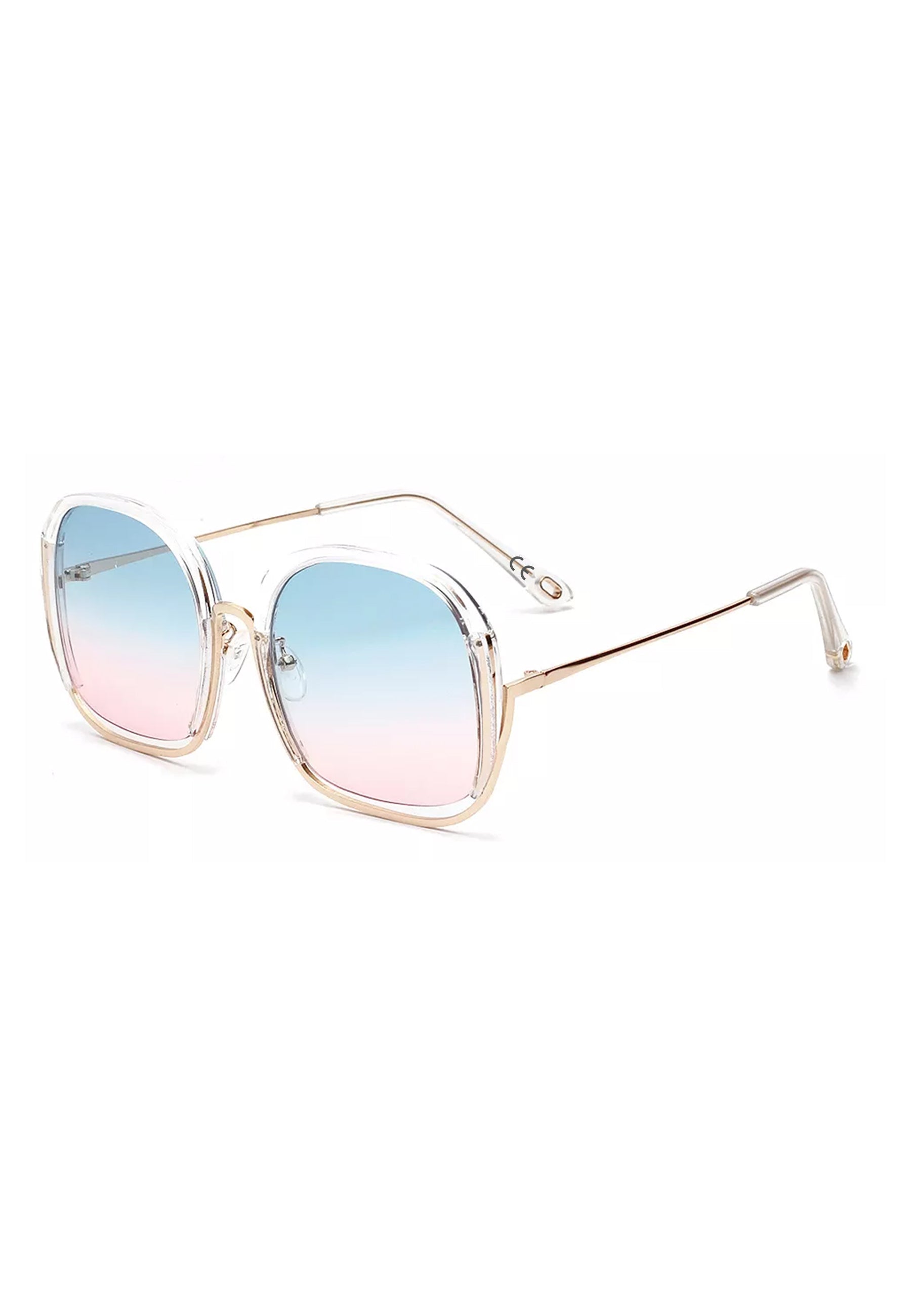 Avant-Garde Paris Square Shape Trendy Sunglasses