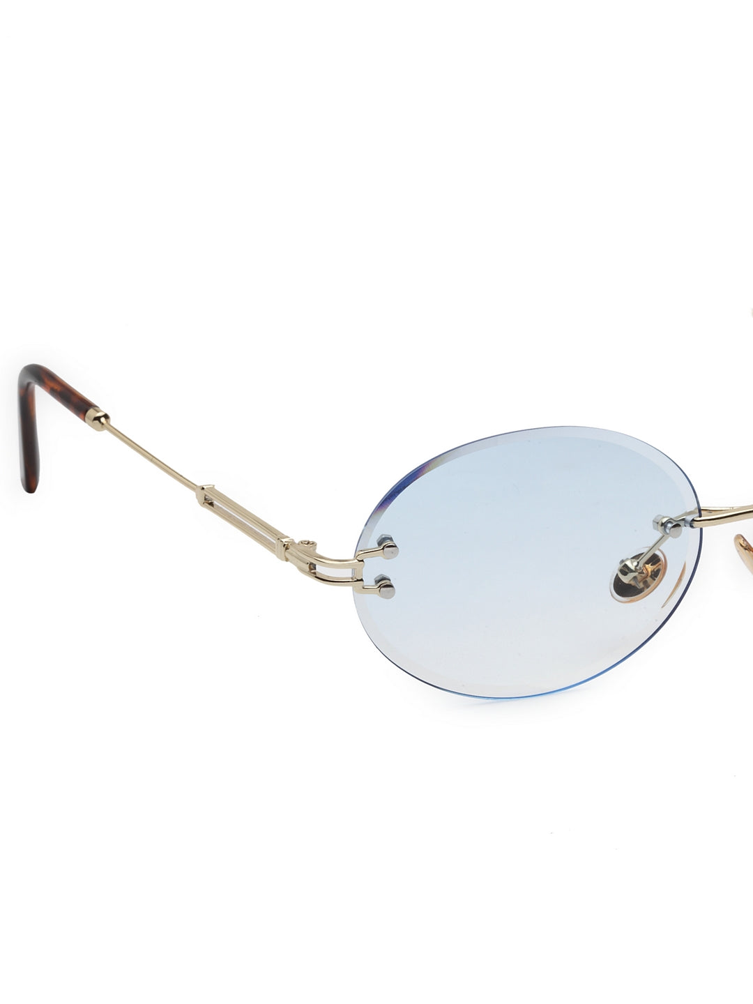 Rimless Eyeglasses Round Ocean Sunglasses for Women