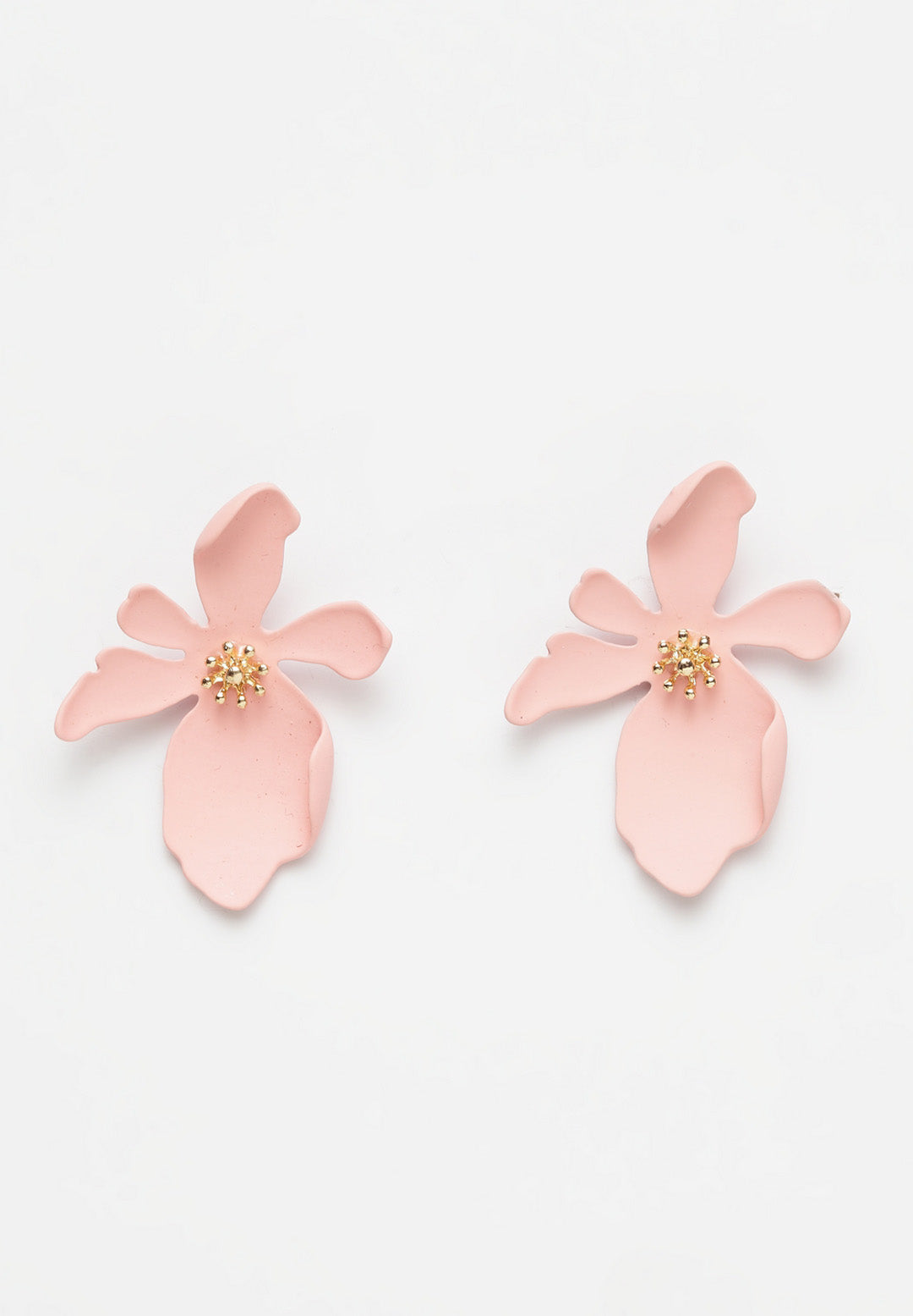 Avant-Garde Paris Beautifully Crafted Acrylic Floral Earrings