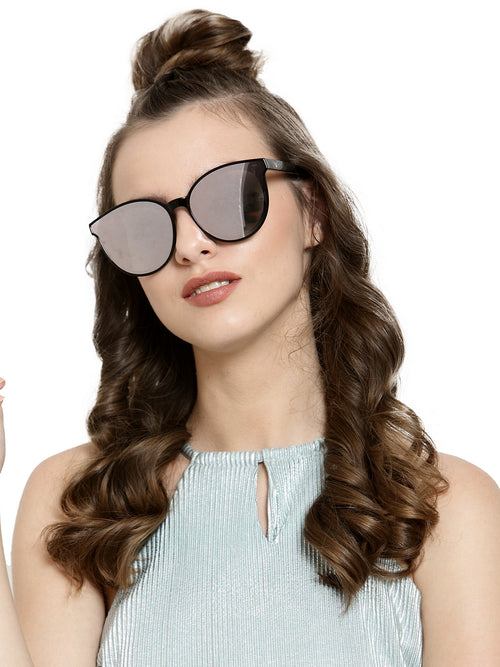 Avant-Garde Paris Fashion Women Mirror Sun Shades Glasses