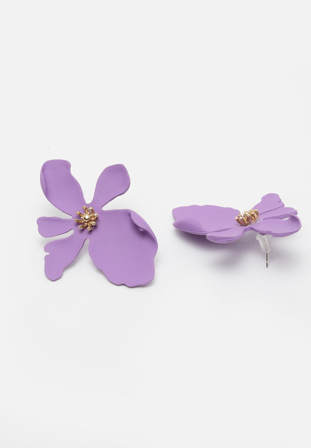Boucles d'oreilles clous florales